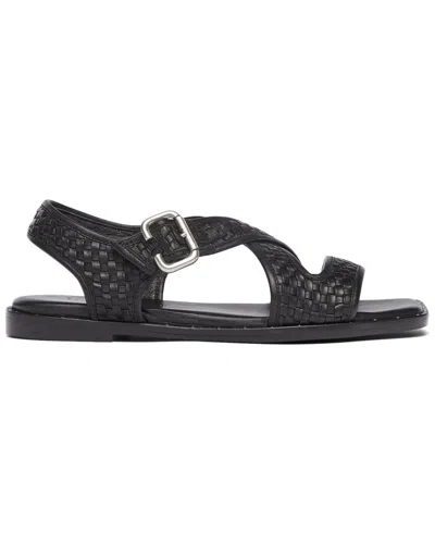 Freda Salvador Camille Leather Sandal In Black