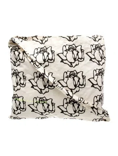 Pre-owned Freda Salvador Canvas Clutch In Neutral