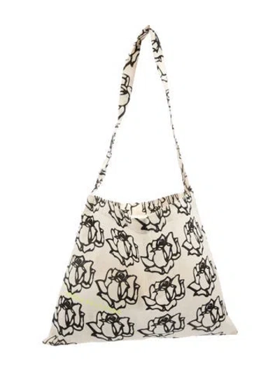 Pre-owned Freda Salvador Canvas Shoulder Bag In Neutral