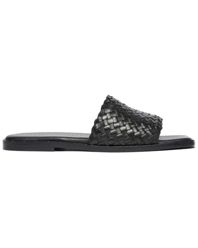 Freda Salvador Coco Leather Sandal In Black