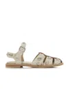 Freda Salvador Exclusive Sera Studded Suede Fisherman Sandals