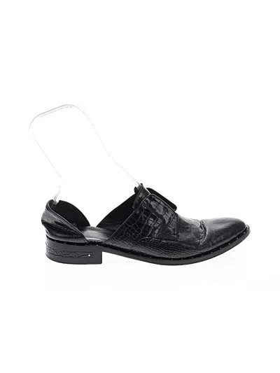 Pre-owned Freda Salvador Flats In Black