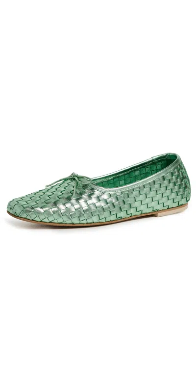 Freda Salvador Jada Flats Mint Metallic