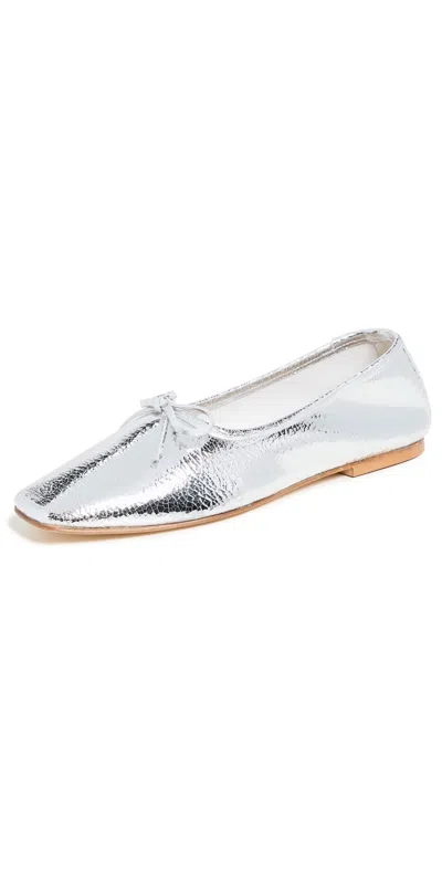 Freda Salvador Jada Flats Silver 8.5