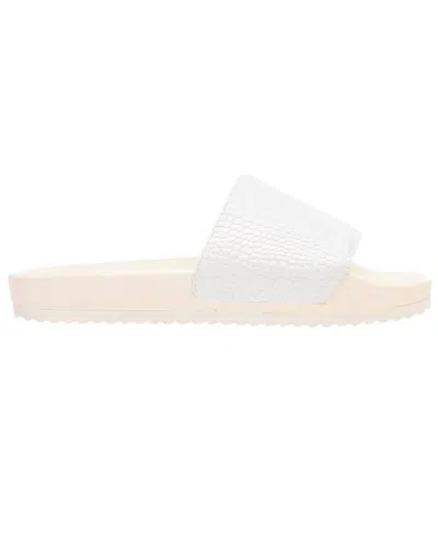 Freda Salvador Lea Leather Sandal In White