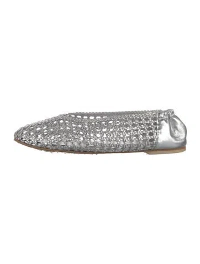 Pre-owned Freda Salvador Leather Ballet Flats