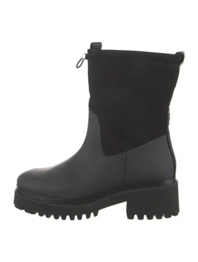 Pre-owned Freda Salvador Leather Boots In Black