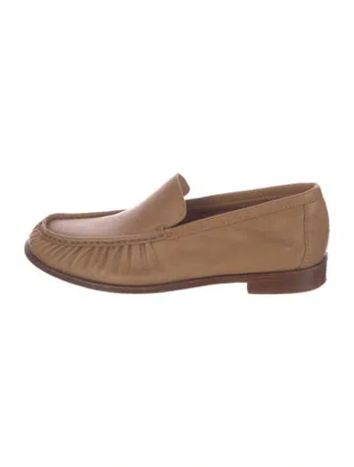 Pre-owned Freda Salvador Leather Loafers In Brown