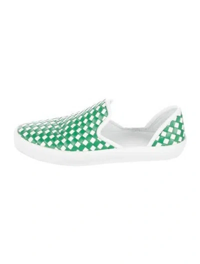 Pre-owned Freda Salvador Leather Printed Sneakers In Multi