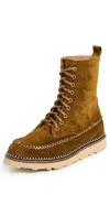 Freda Salvador Lilly Boots Bog Suede In Green
