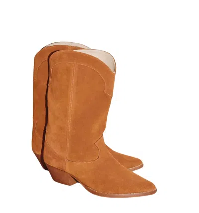 Freda Salvador Loretta Boot In Bronze In Gold