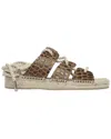 Freda Salvador Lucy Leather Sandal In Brown