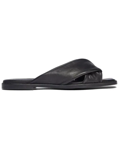 Freda Salvador Lys Leather Sandal In Black