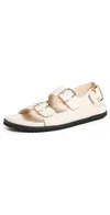 Freda Salvador Piper Sandal In Bone Calf