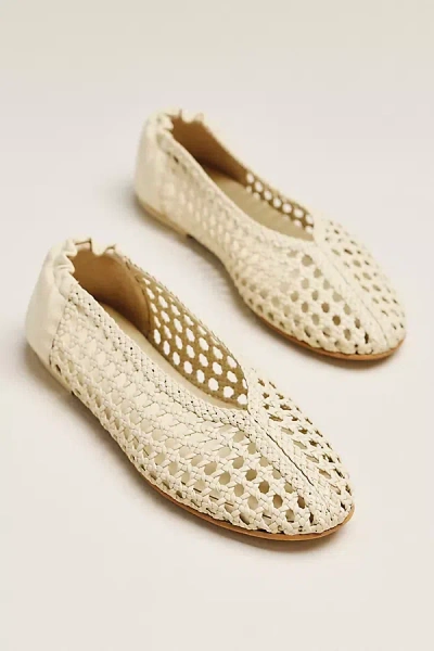 Freda Salvador Riley Ballet Flats In White
