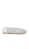 Freda Salvador Riley Flat In Silver