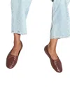 Freda Salvador Roma Woven Flat Shoes In Umber Closed Woven Calf In Multi