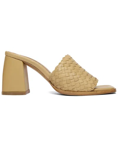 Freda Salvador Rosie Leather Heel In Beige