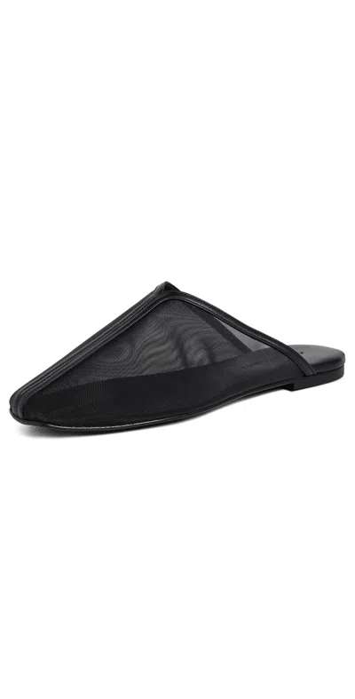 Freda Salvador Saanvi Slides Black Mesh