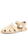 Freda Salvador Sera Fisherman Sandals Natural Raffia In Natural Raffia