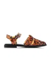 Freda Salvador Sera Tortoiseshell Pvc Fisherman Sandals
