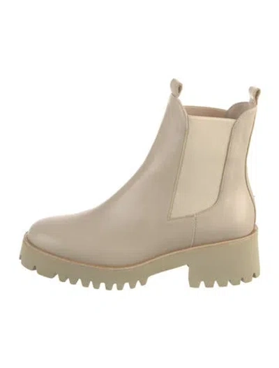 Pre-owned Freda Salvador Suede Chelsea Boots In Neutrals