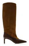 Freda Salvador Tilly Suede Knee Boots In Brown