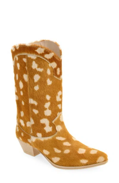 Freda Salvador Western Mid Shaft Boot In Brown