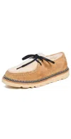 Freda Salvador Women's Willow Wallabee Shoes In Hazel Suede In Hazel Suede With Shearling