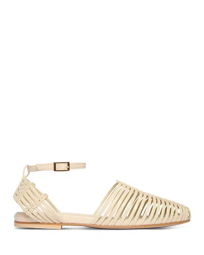 Freda Salvador Women's Blake Strappy Flats In White