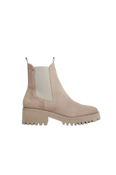 Freda Salvador Women's Brooke Waterproof Chelsea Boots In Mink Suede