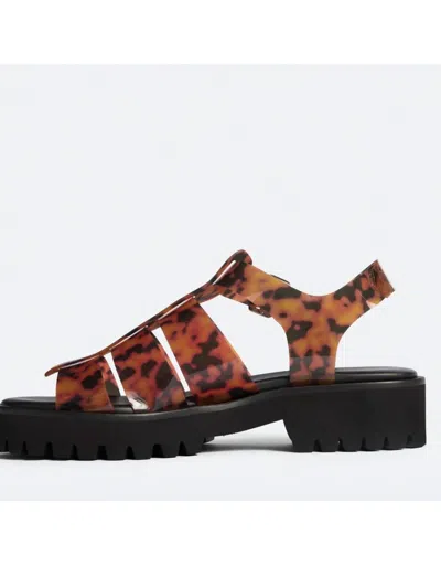 Freda Salvador Women's Darya Lug Sole Fisherman Sandals In Brown