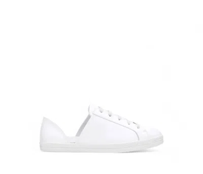 Freda Salvador Women's Eda D'orsay Low-top Sneaker In White Calf In Multi