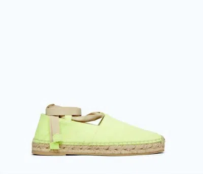 Freda Salvador Women's Eliza Espadrille In Lemon In Green