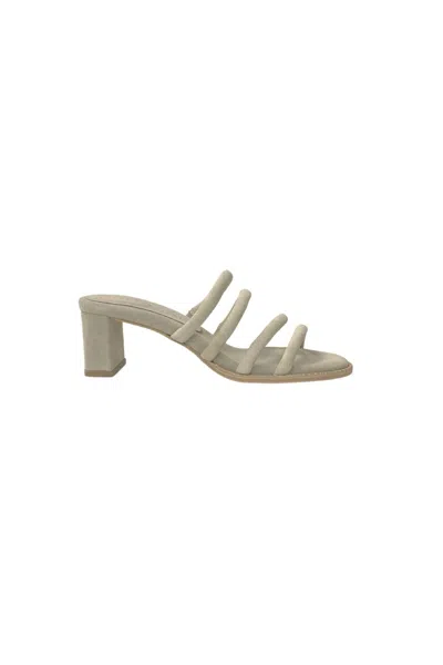 Freda Salvador Women's Gael Heel Sandal In Bone Suede In Neutral