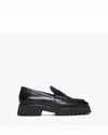 Freda Salvador Women's Hana Croc Embossed Loafers In Black