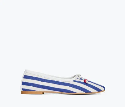 Freda Salvador Women's Jada Ballet Flat Shoes In Blue/white In Multi