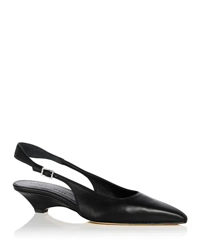 Freda Salvador Women's Vivian Slingback Flats In Black