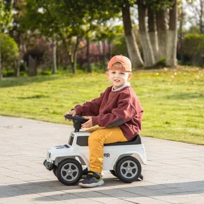 Freddo 1 Seater All-terrain Vehicles Push/pull Ride On In White