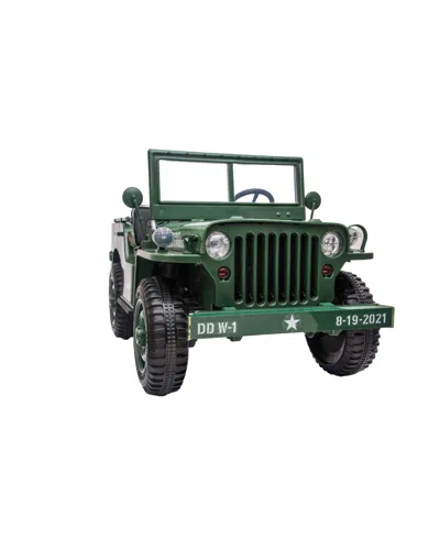 Freddo 24v Willy Jeep 3-seater Ride On In Blue
