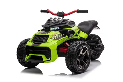 Freddo 3 Wheel 24v 2-seater Motorcycle Kids Ride On In Green