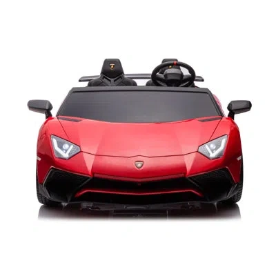Freddo Battery Powered Ride On Lamborghini Aventador In Red