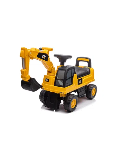 Freddo Cat Foot To Floor 1-seater Push Ride-on For Kids In Yellow