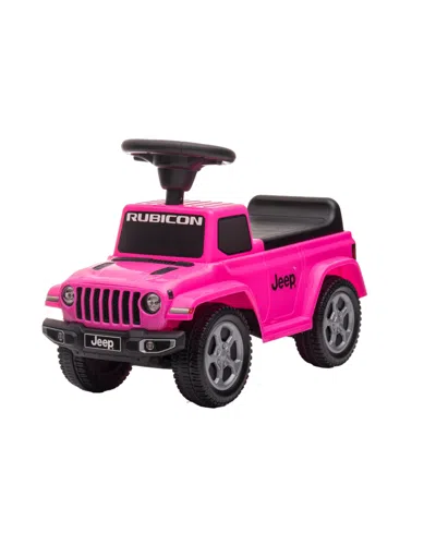 Freddo Jeep Rubicon Foot To Floor Ride-on In Pink