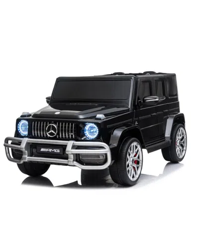Freddo Mercedes Benz G63 Amg 2 Seater Ride On Car In Black