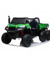 Freddo Toys 2 Seater Ride On Tractor Trailer In Green