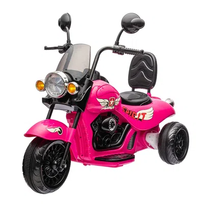 Freddo Unisex Cruiser 12v 1-seater Motorcycle Rid On For Kids - Ages 3 Years + In Pink