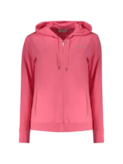 Freddy Logo-embellished Zip-up Hoodie In Pink