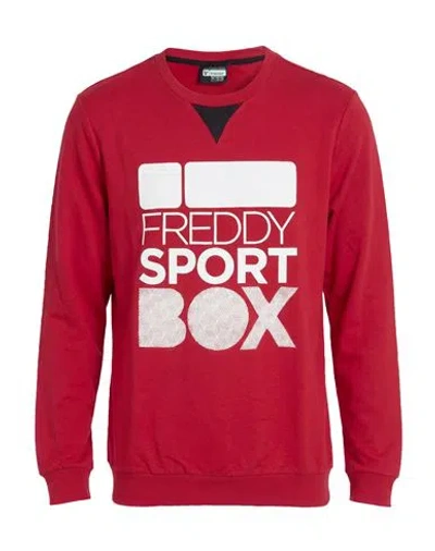 Freddy Man Sweatshirt Red Size Xl Cotton
