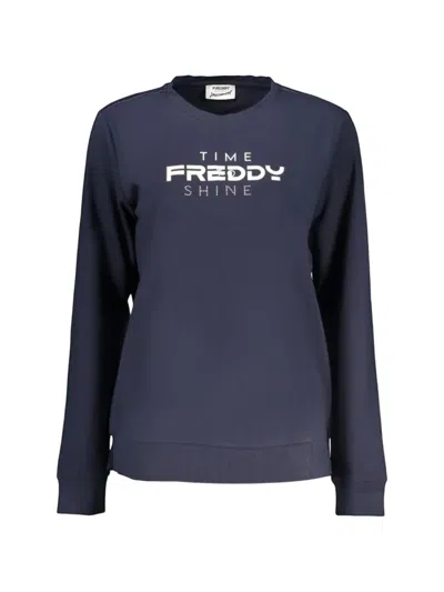 Freddy Time Shine Logo-print Sweatshirt In Blue